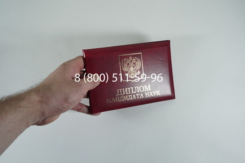 Диплом кандидата наук 2010 в Ижевске