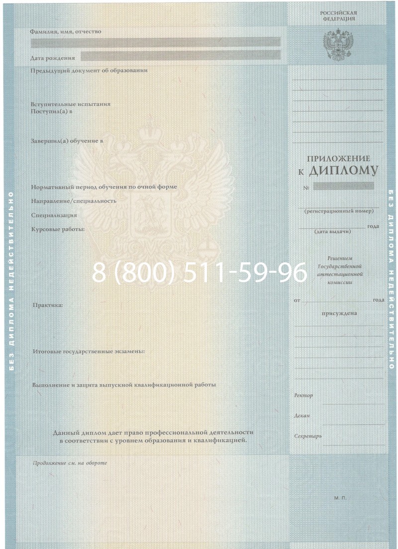 Заказать Диплом специалиста 2012-2013 годов в Ижевске